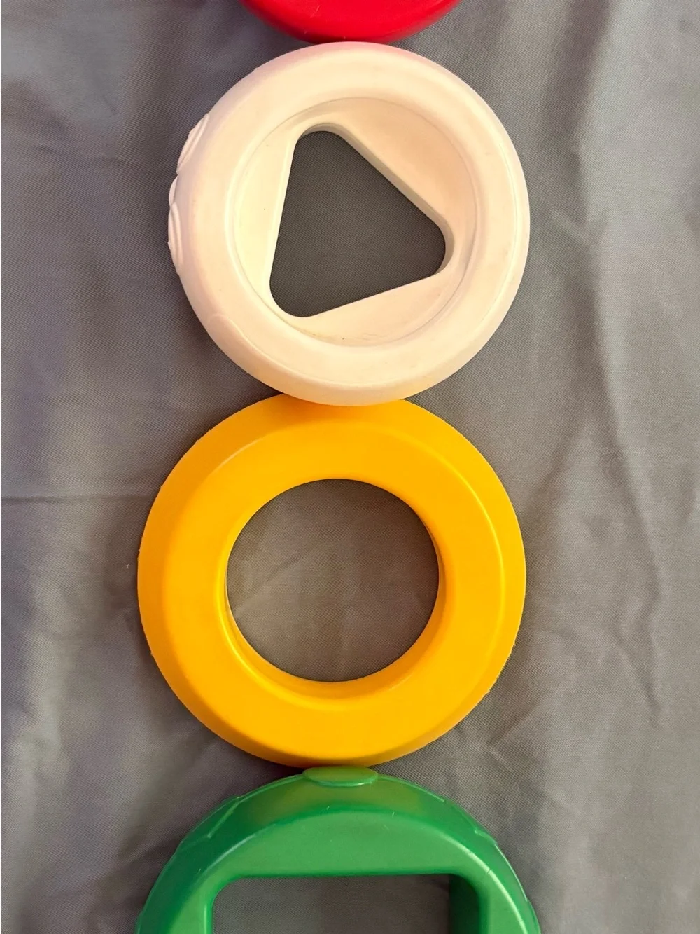Vintage Tuppertoys Classic Stacking Clown Toy - Multi-Color
